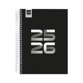 AGENDA ESCOLAR COOL CUARTO DP 25-26 NEGRO | FINOCAM